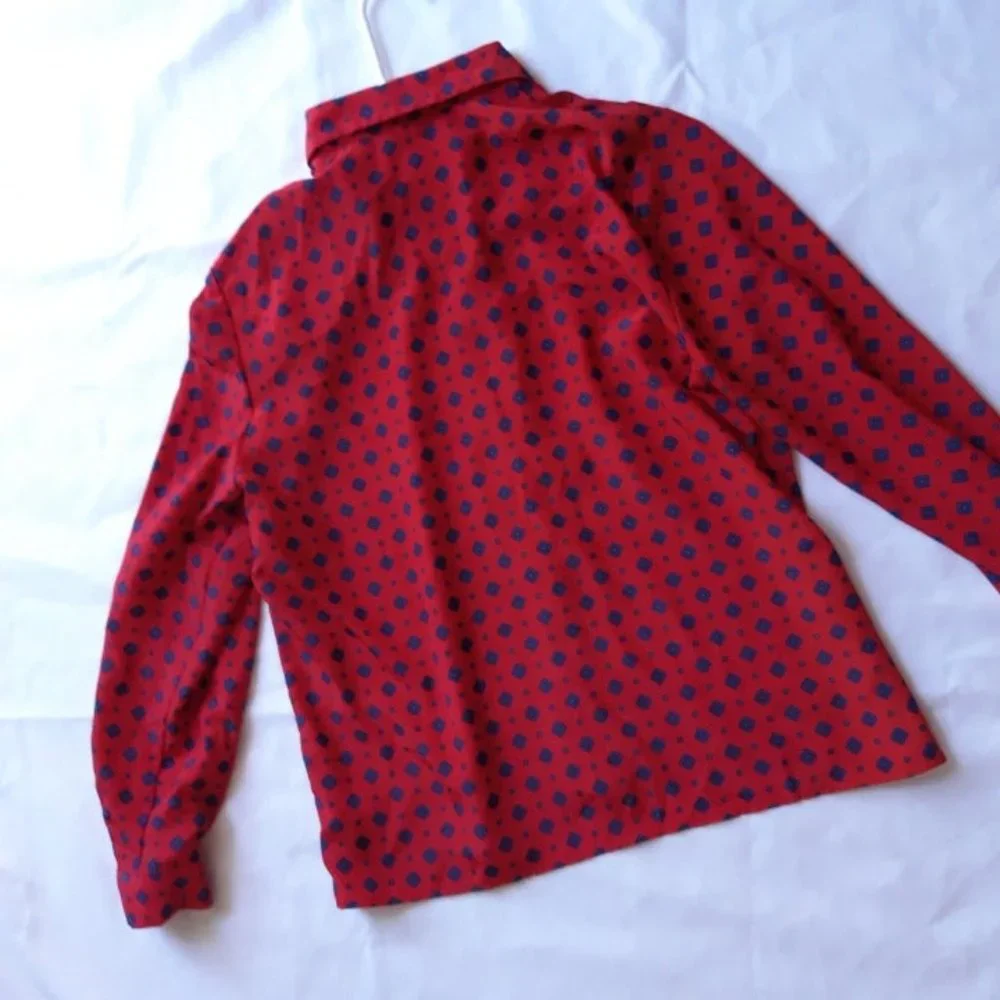 Vintage Haberdashery By Leslie Fay Sportswear Women Button Down Medium Petite 12 - Picture 9 of 12